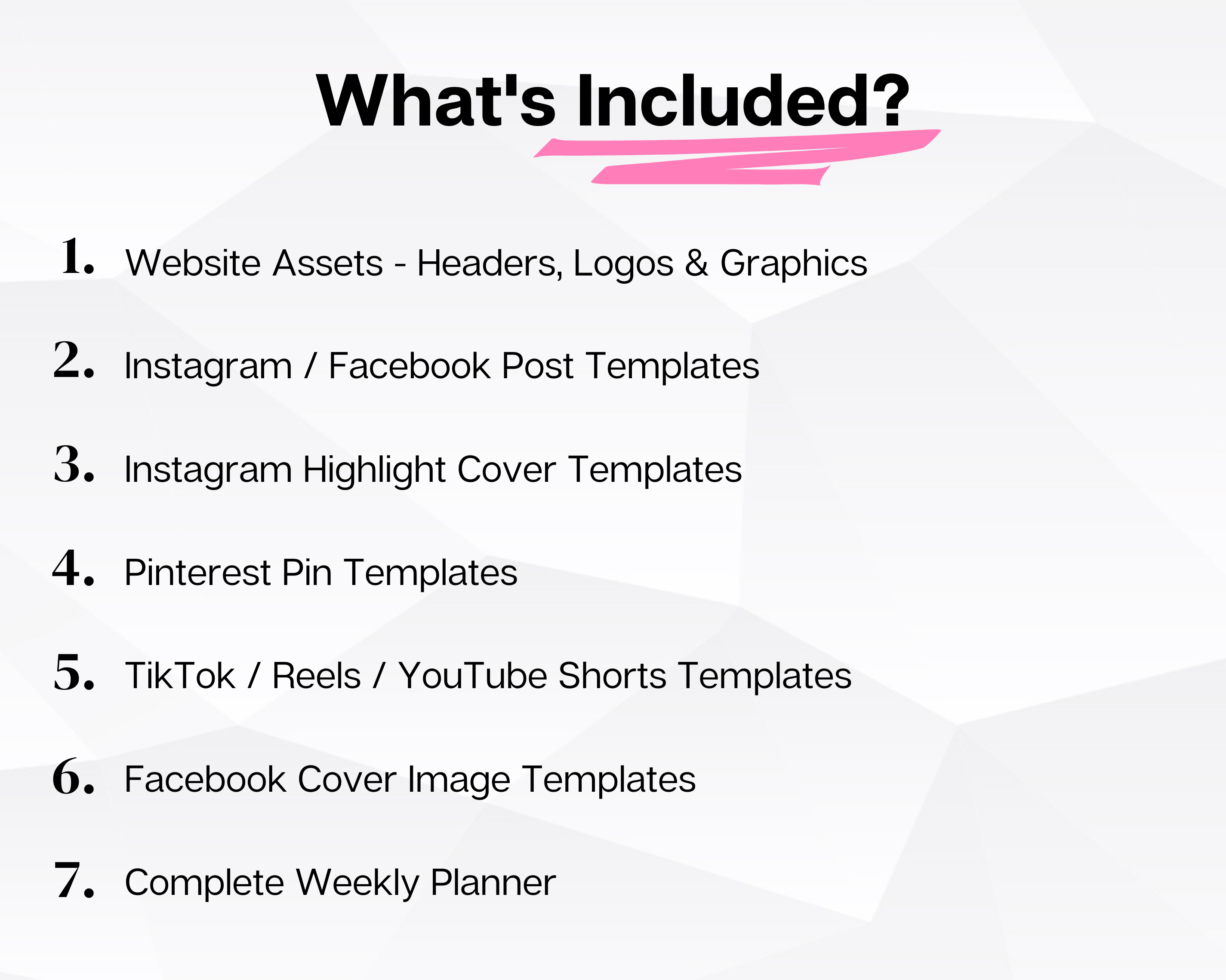 Complete Canva Templates Bundle - Pink Theme