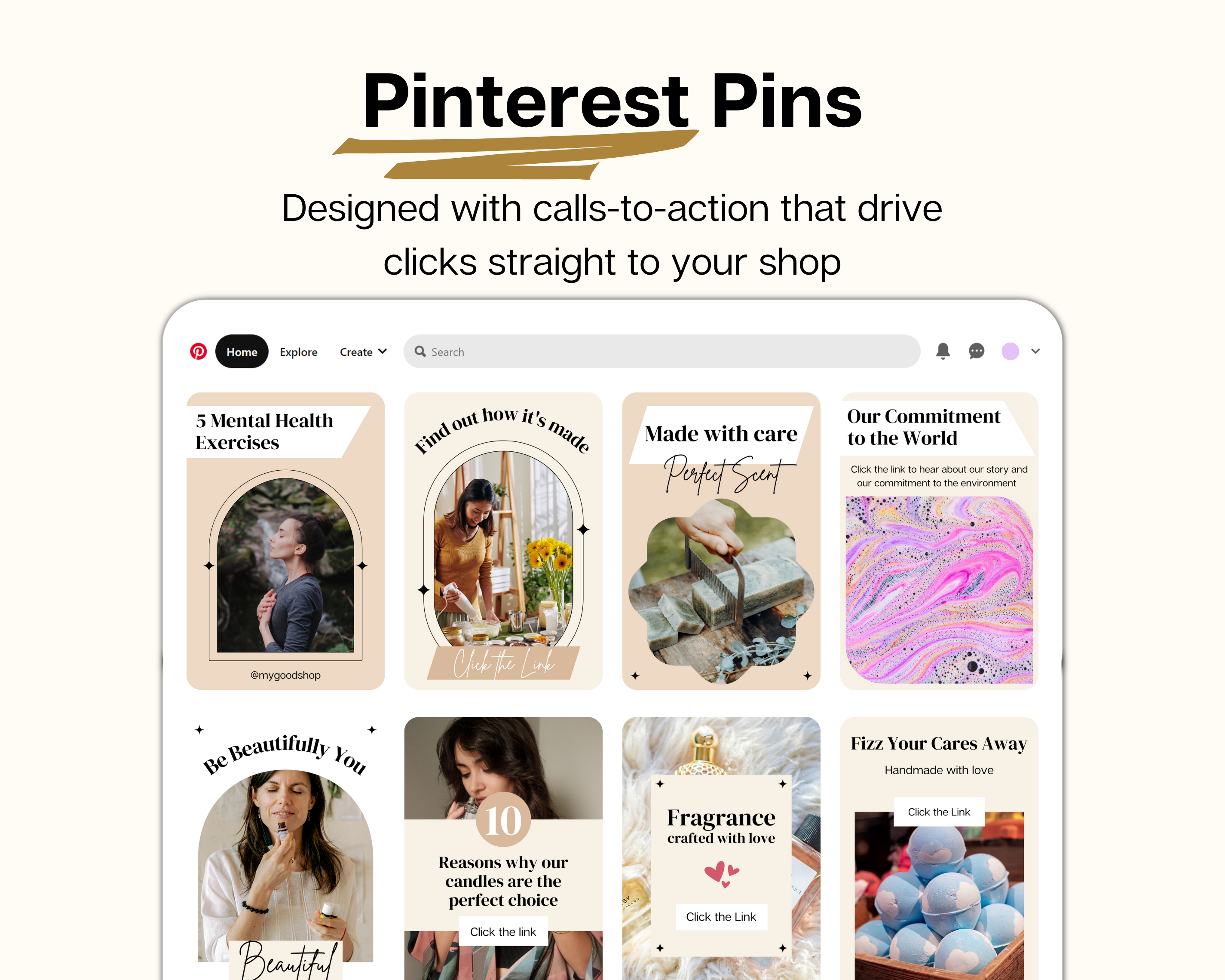 Complete Canva Templates Bundle - Beige Theme