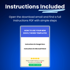 Google Docs Life Tracker Templates Bundle