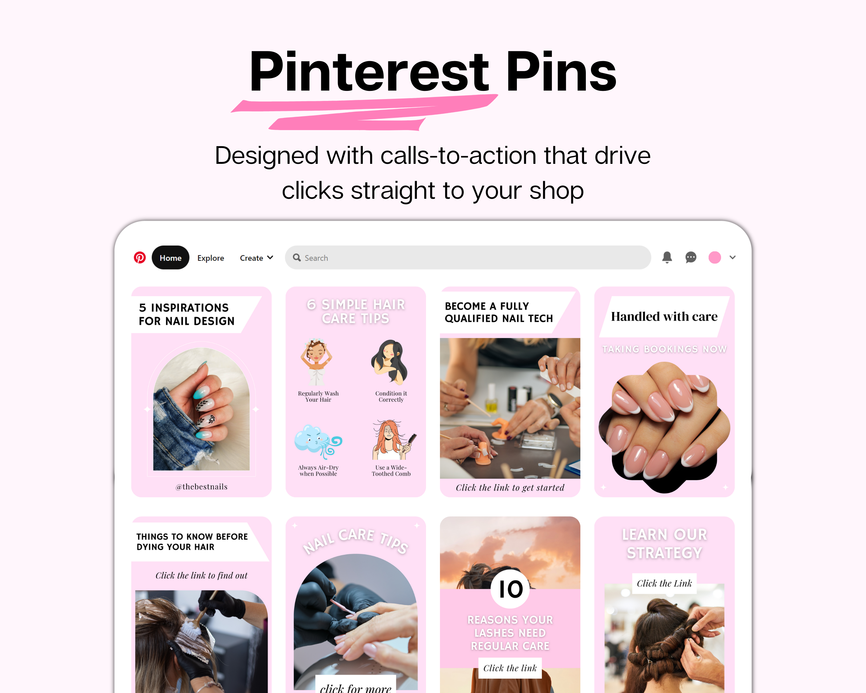 Complete Canva Templates Bundle - Pink Theme