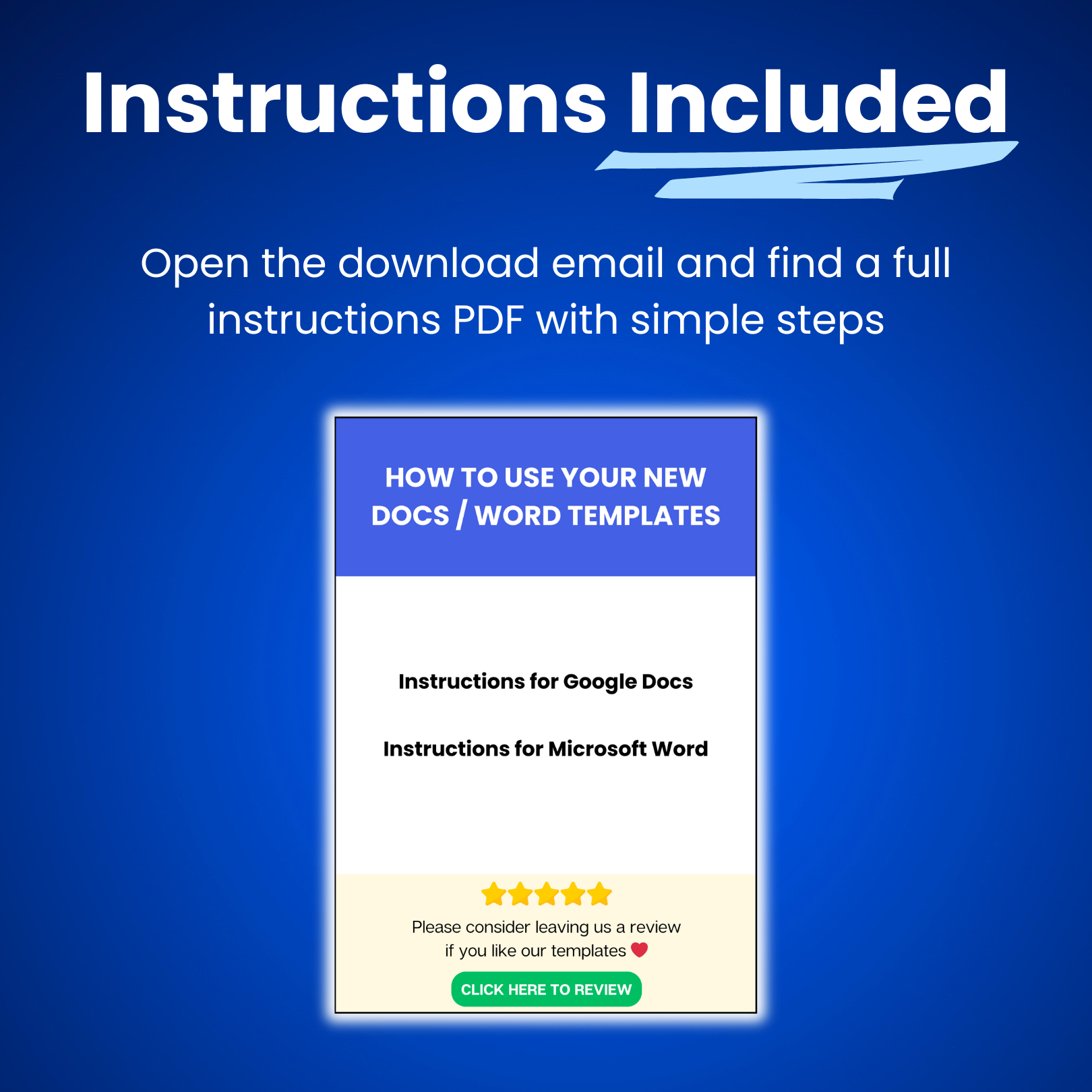 Google Docs Productivity Templates Bundle
