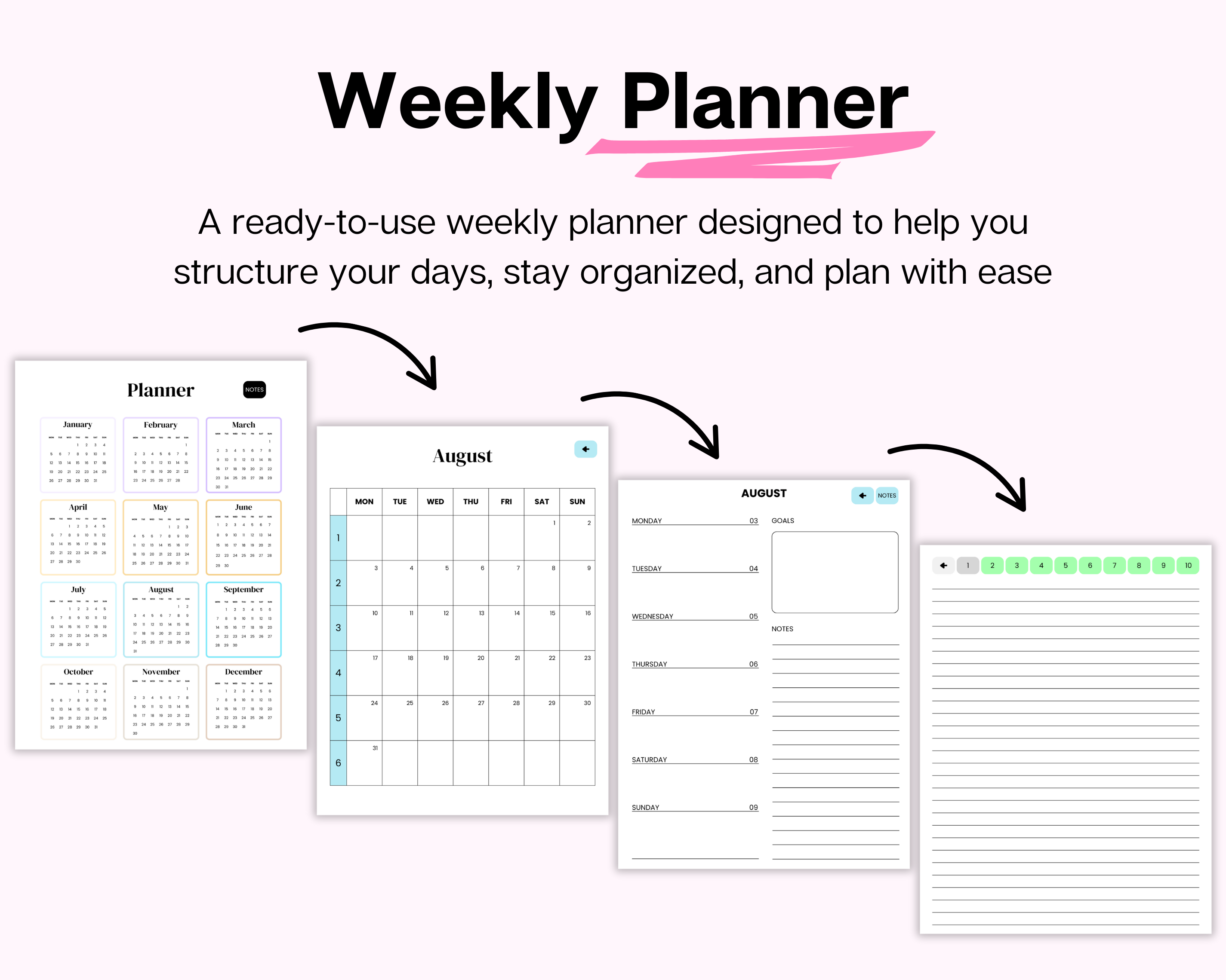 Complete Canva Templates Bundle - Pink Theme