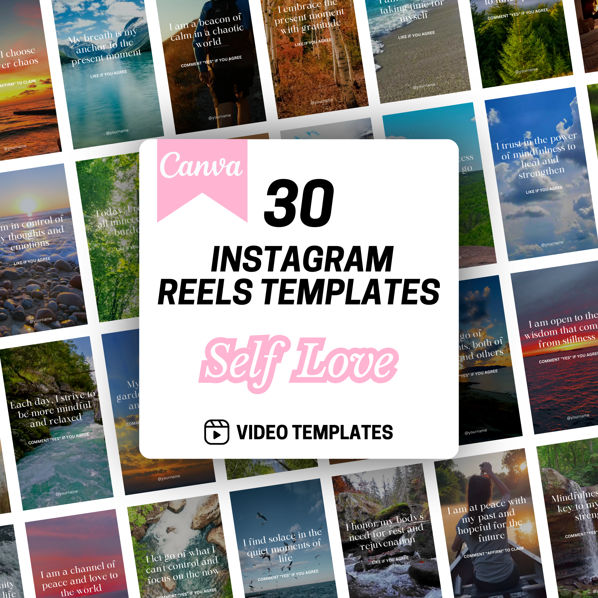 Self Love Instagram Reels | Canva Templates