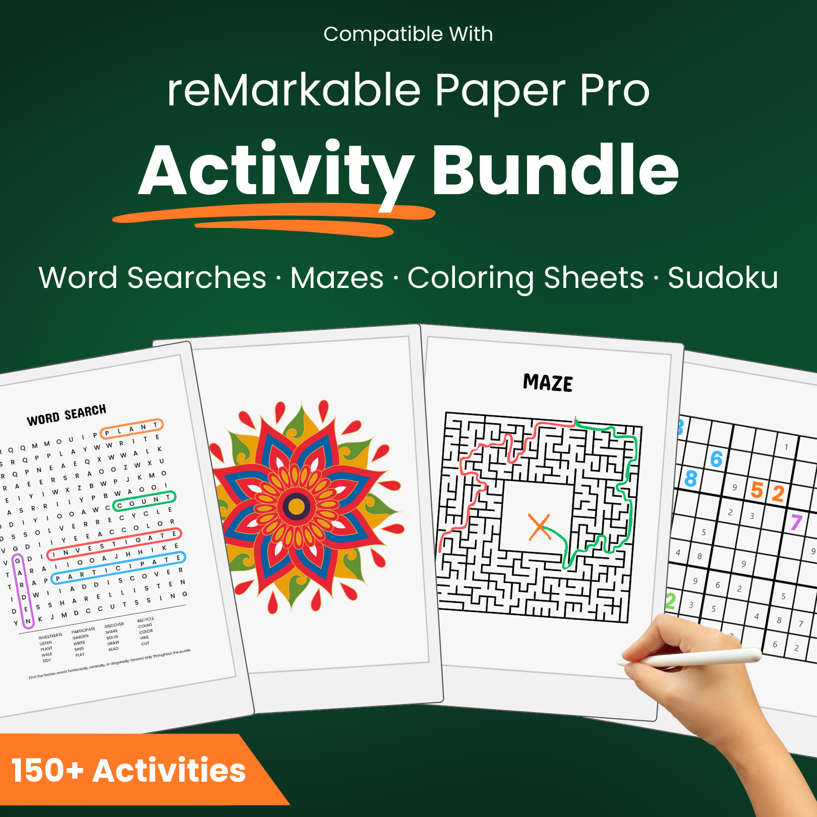 Activity Bundle for reMarkable Paper Pro
