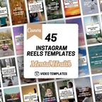 Mental Health Instagram Reels | Canva Templates