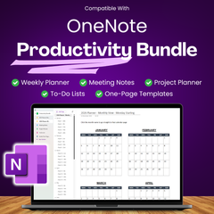 OneNote Productivity Templates Bundle – Your Productivity Pro