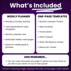 OneNote Weekly Planner