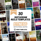 Fitness & Workout Instagram Reels | Canva Templates