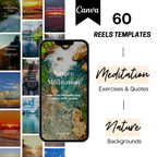 Meditation Instagram Reels | Canva Templates