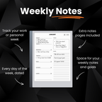 2025 + 2026 Weekly Planner for reMarkable