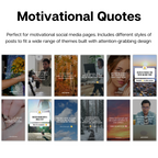 Motivational Quotes Instagram Reels | Canva Templates