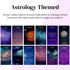 Astrology Instagram Reels | Canva Templates