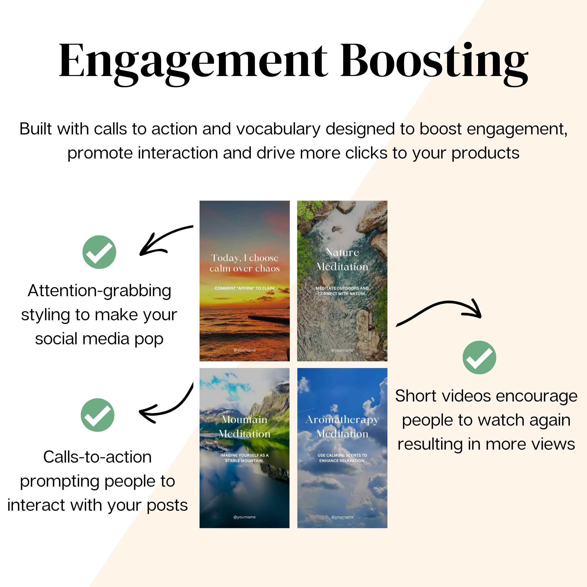 Meditation Instagram Reels | Canva Templates