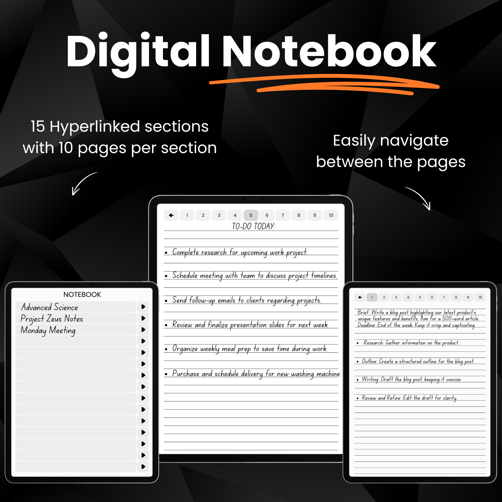 Productivity Bundle for Goodnotes / Any PDF Editor