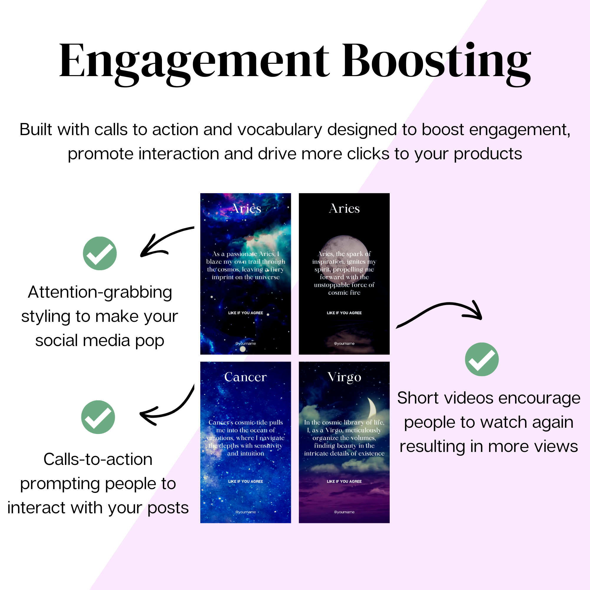 Astrology Instagram Reels | Canva Templates