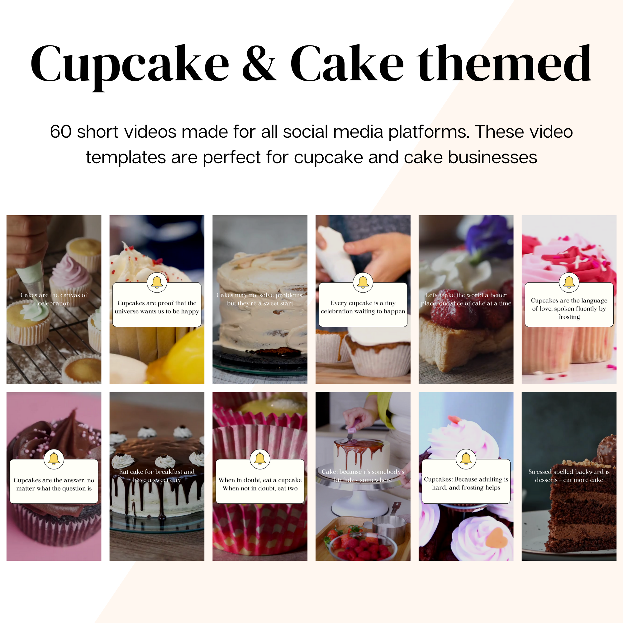 Bakery Instagram Reels | Canva Templates