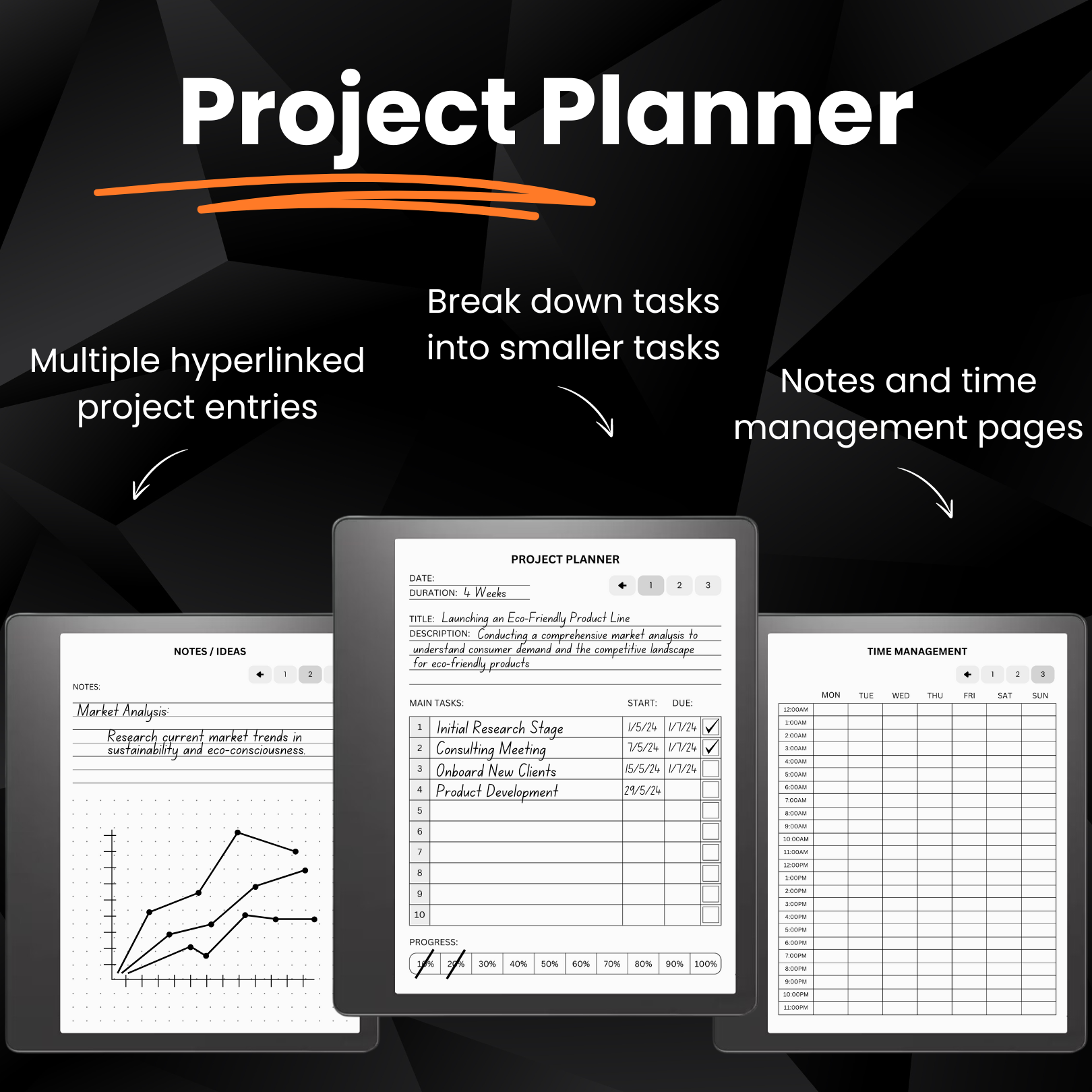 Kindle Scribe Productivity Templates Bundle