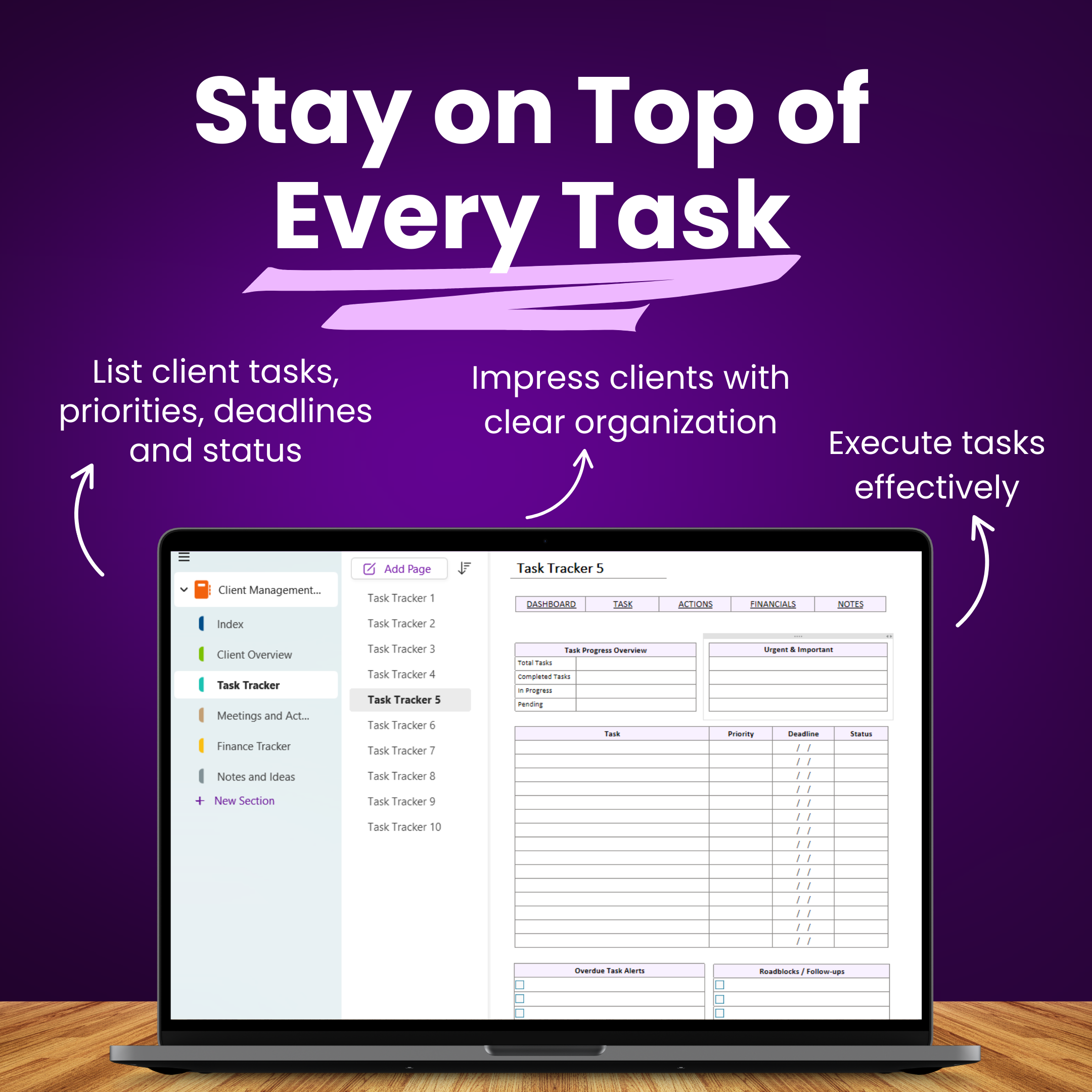 OneNote Client Management Templates Bundle