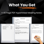 Meeting Notes for reMarkable