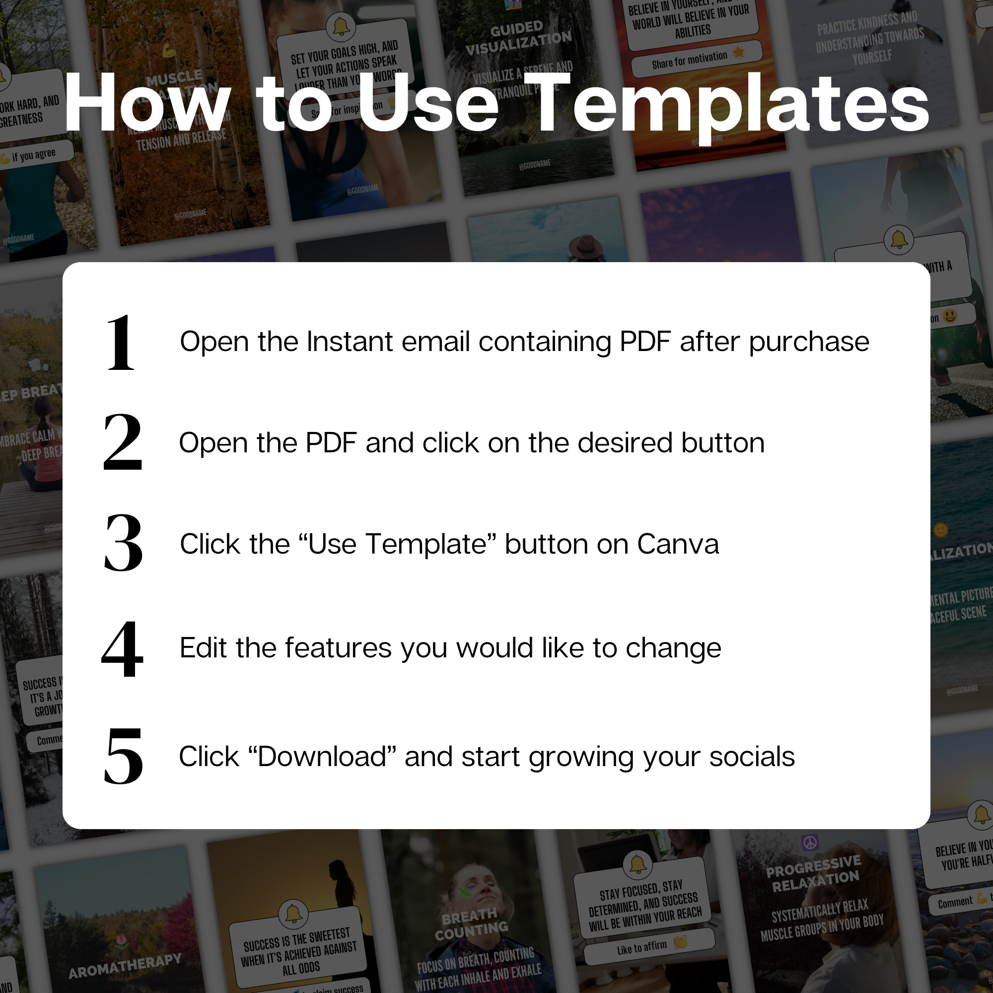 Mental Health Instagram Reels | Canva Templates