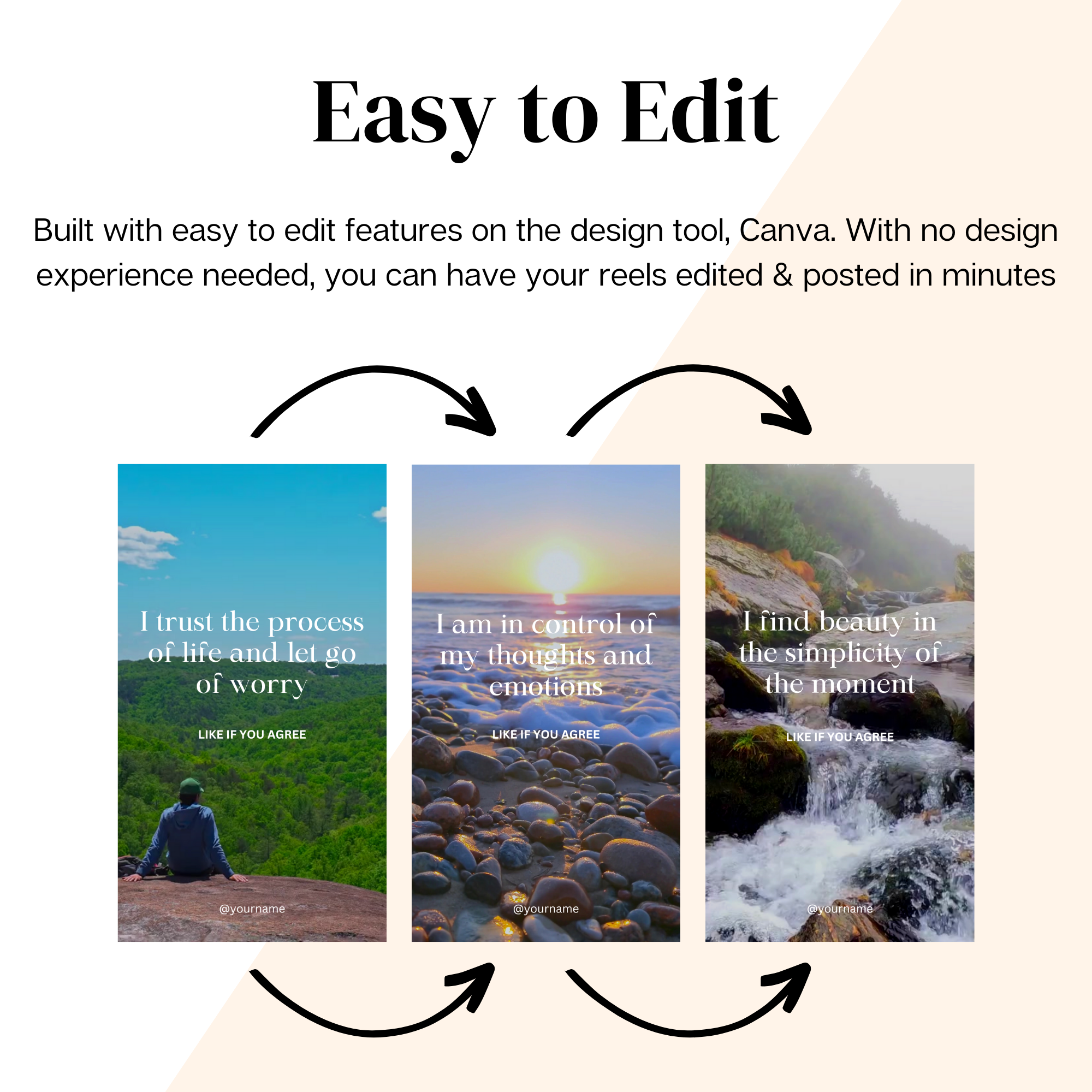 Self Love Instagram Reels | Canva Templates