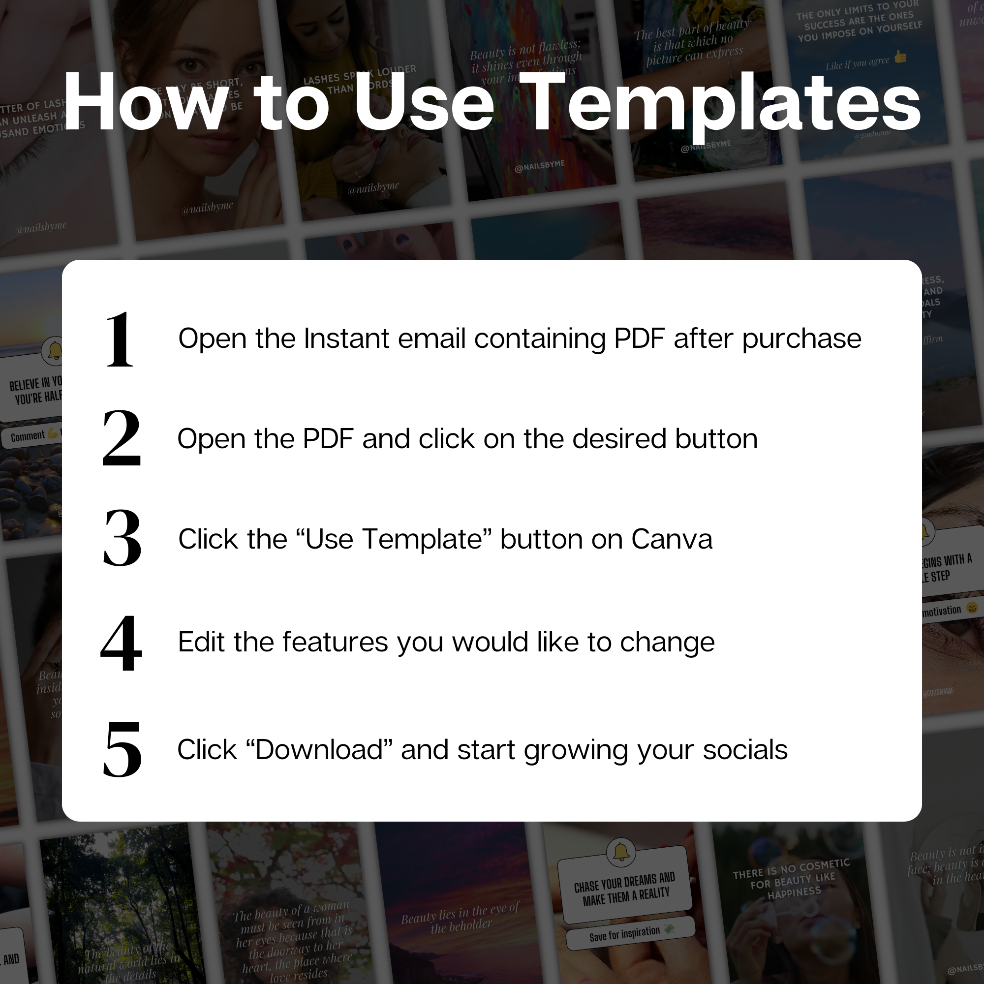 Beauty Instagram Reels | Canva Templates