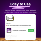 OneNote Productivity Templates Bundle
