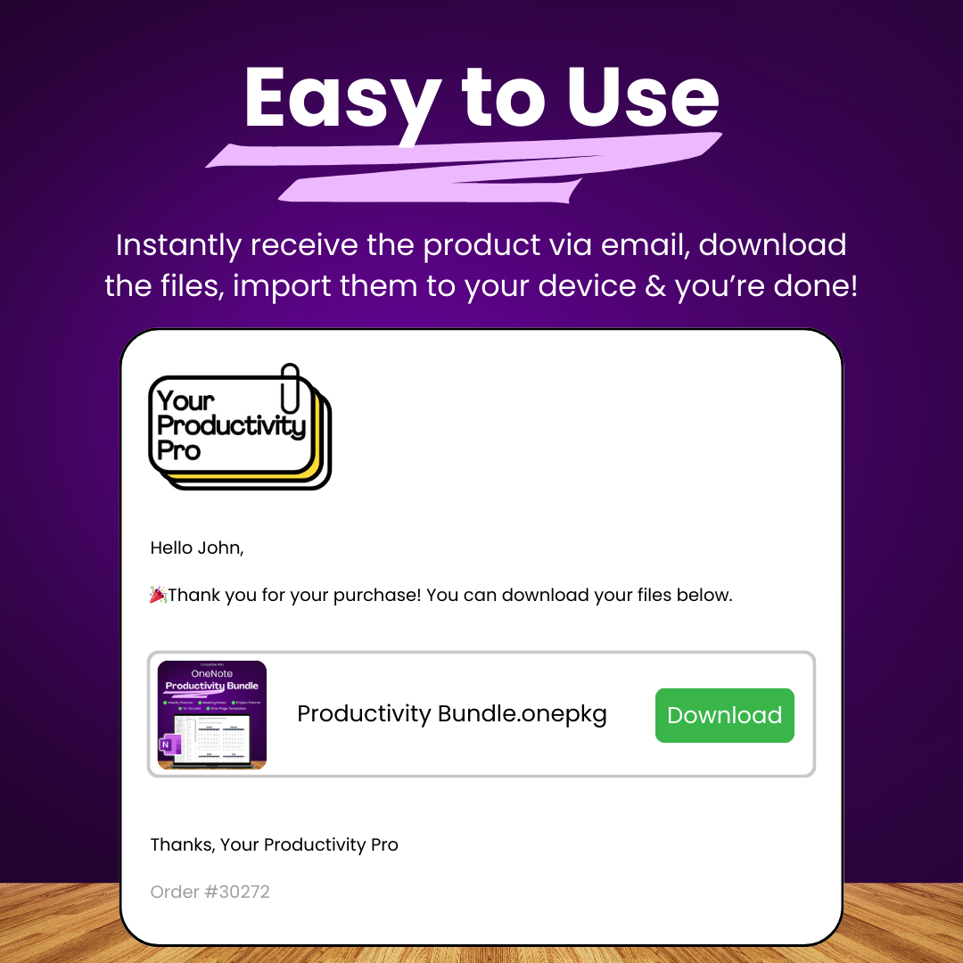 OneNote Productivity Templates Bundle