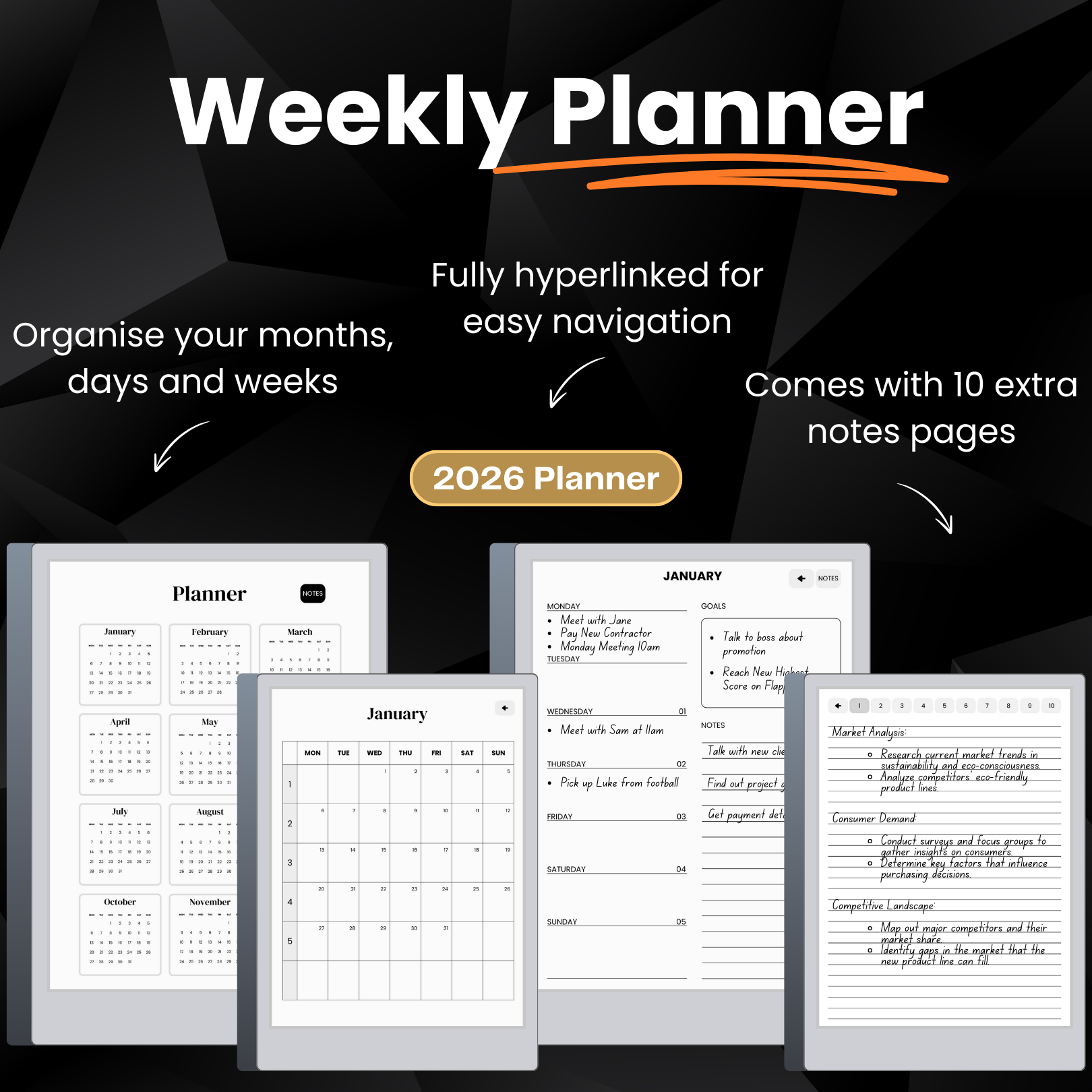 reMarkable Productivity Templates Bundle